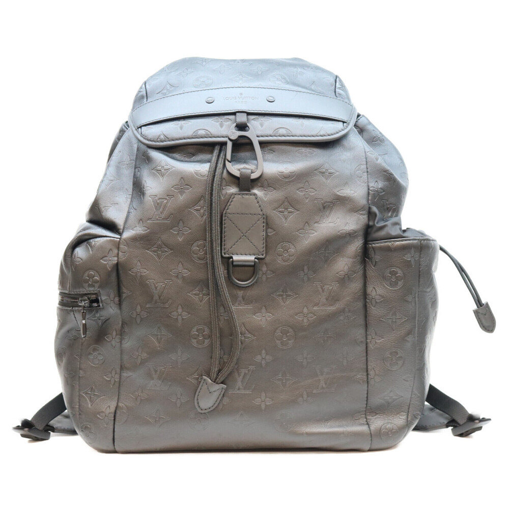 LOUIS VUITTON M43680 Monogram Shadow Discovery Backpack, Black with Hardware,...